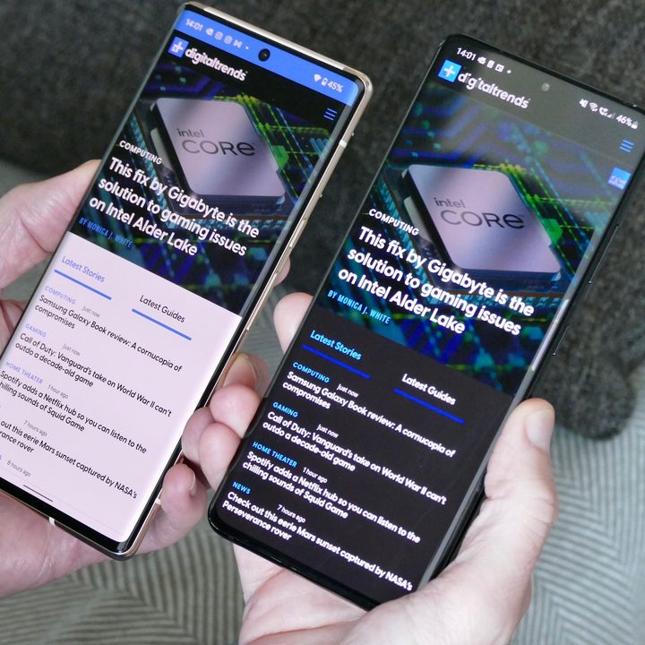 Browsers in One UI 4 and Android 12