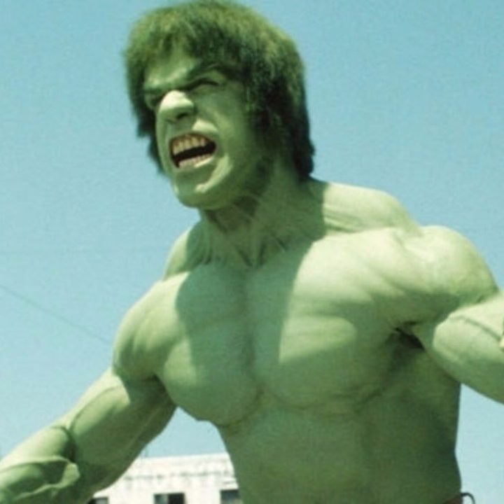 Lou Ferrigno as the Incredible Hulk.