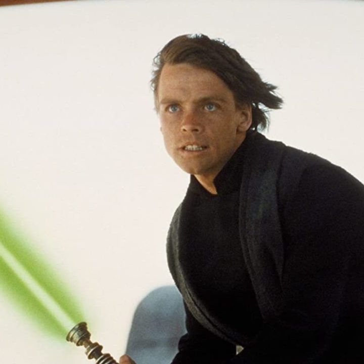 Mark Hamill as Luke Skywalker in Return of the Jedi.