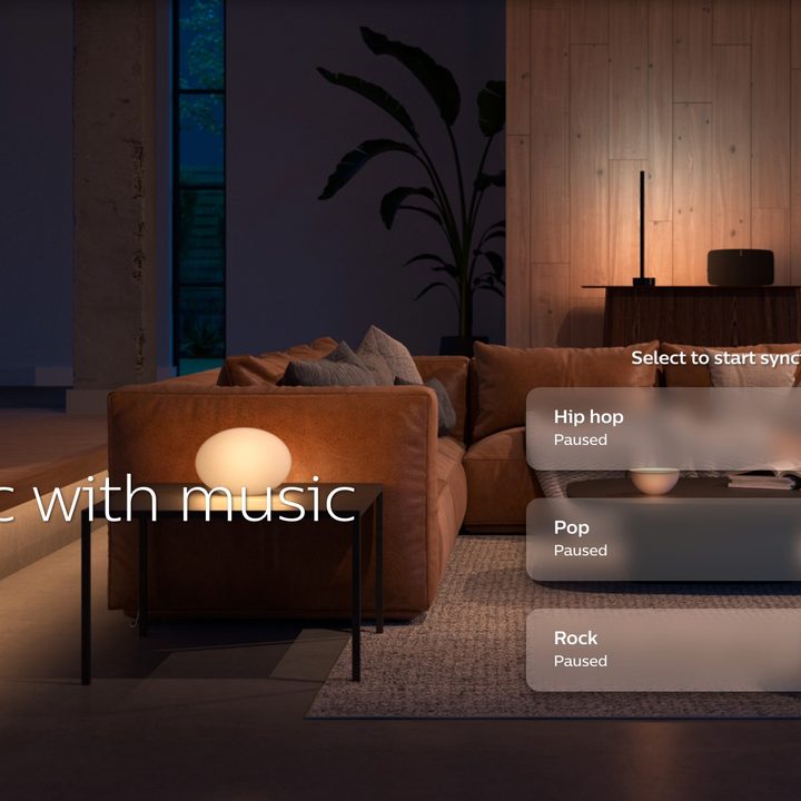 Philips Hue Sync with Music.