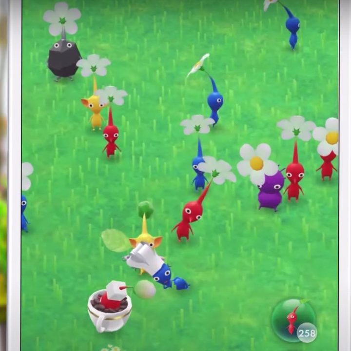 Pikmin squad on screen