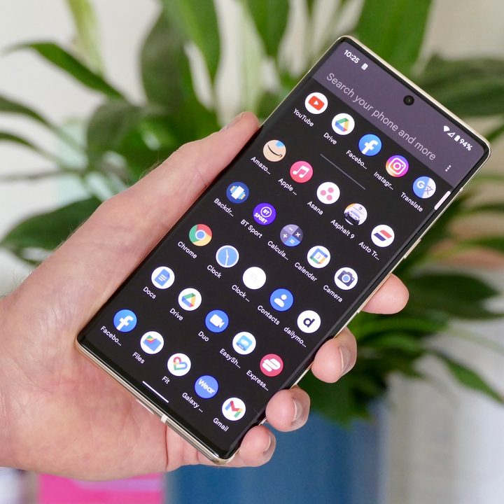 App screen on the Google Pixel 6 Pro.