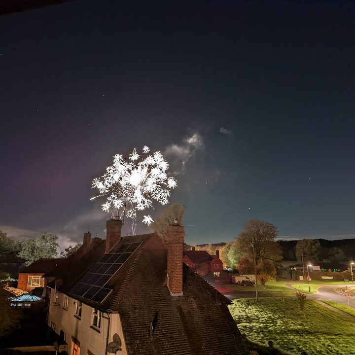 Photo of fireworks taken with the Google Pixel 6 Pro.