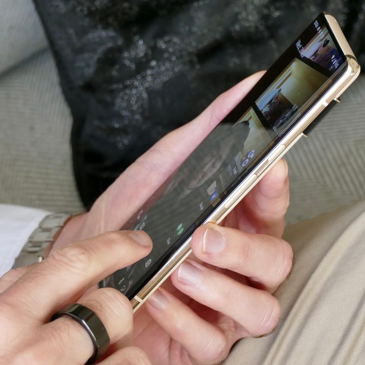 Side view of the Google Pixel 6 Pro.