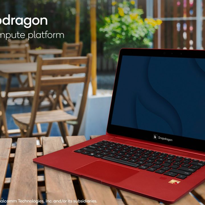 Qualcomm Snapdragon 8cx Gen 3 laptop.