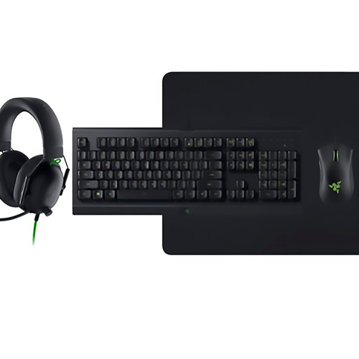The components of the Razer Power Up Gaming Bundle V2.