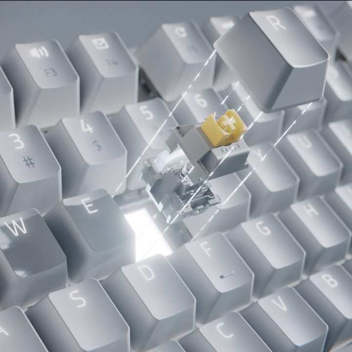 Razer's new Pro Type keyboard comes with dampened switches for silent typing.