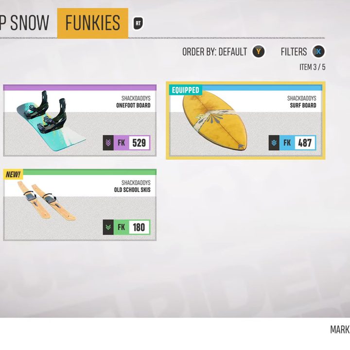 A surfboard piece of gear.