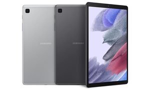 The Samsung Galaxy Tab A7 Lite in different colors.