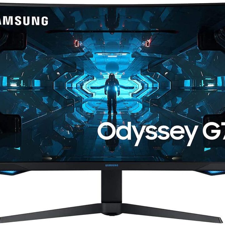 The Samsung Odyssey G7 LC27G75TQSNXZA monitor.