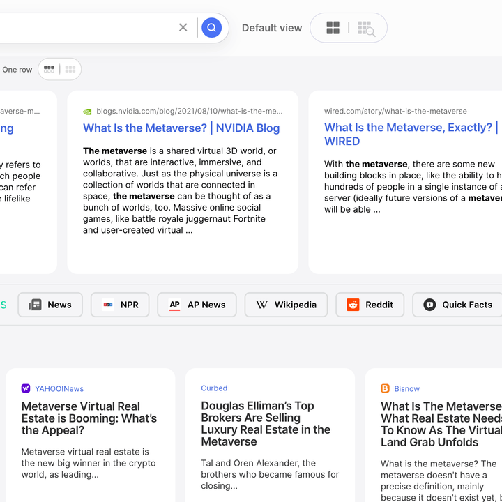 screenshot of you.com