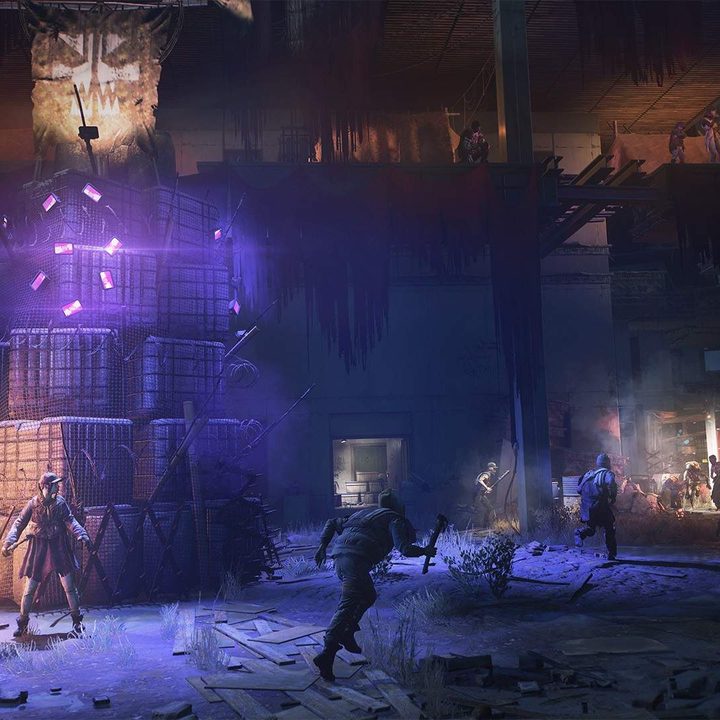 Aiden looking for a safe zone in Dying Light 2.