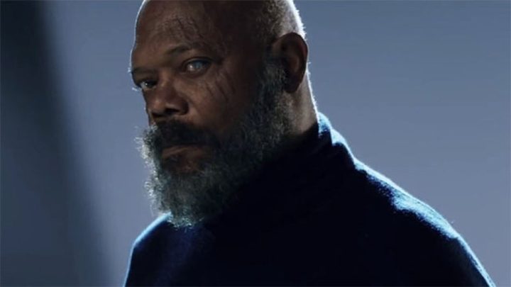 Samuel L. Jackson as Nick Fury in Secret Invasion.
