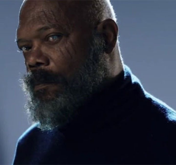 Samuel L. Jackson as Nick Fury in Secret Invasion.