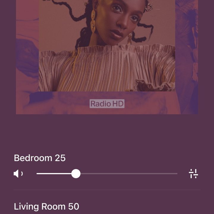 Sonos S2 app screenshot.