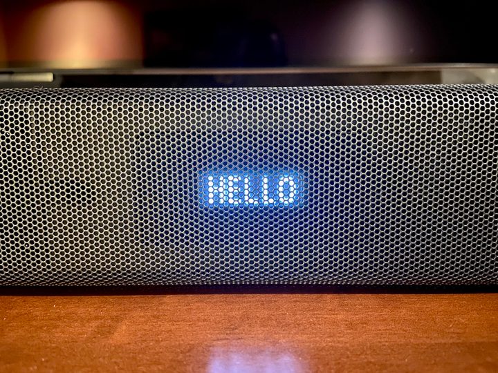 Sony HT-A5000 built-in display.