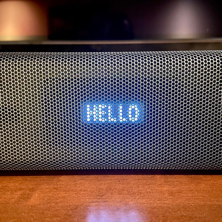 Sony HT-A5000 built-in display.