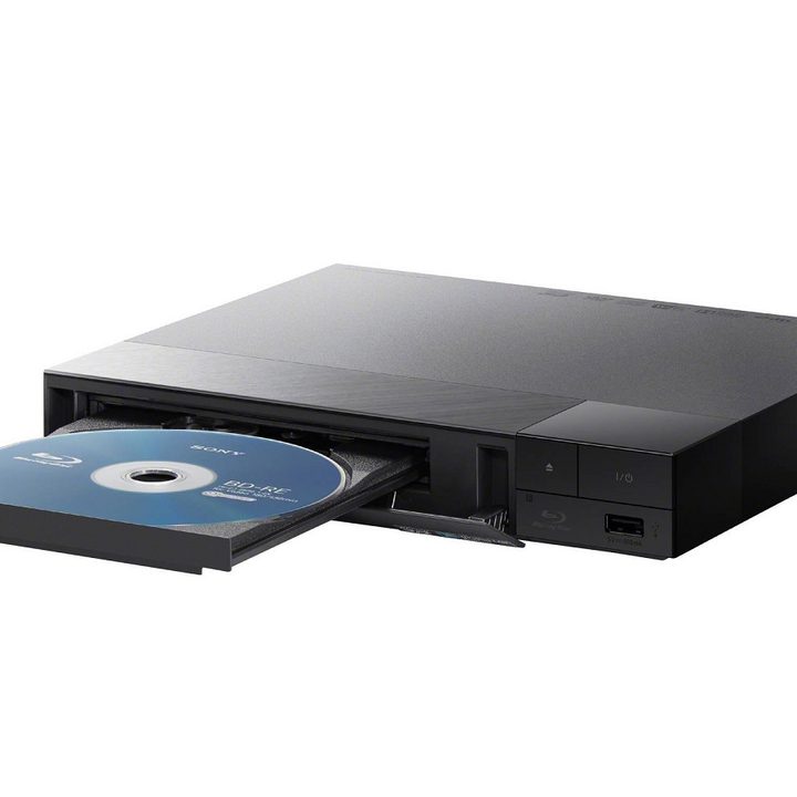 The Sony BDP-S3700 streaming Blu-Ray Disc player with a CD.