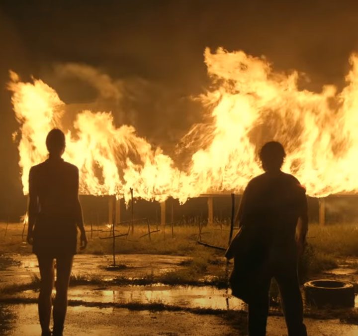 A scene from HBO Max's mini-series Station Eleven.