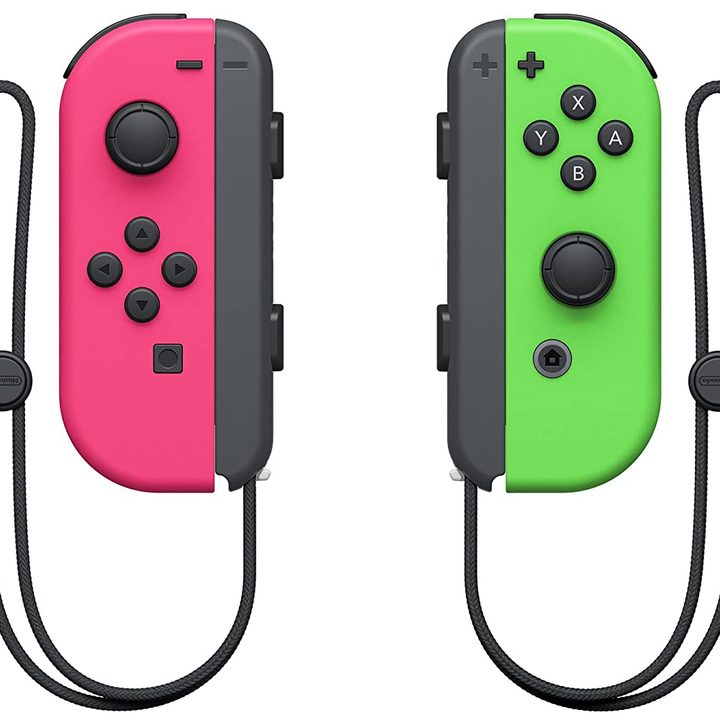 Neon Nintendo Switch Controller.