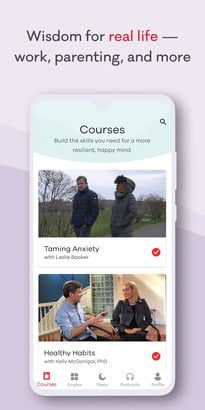 Screenshot of Ten Percent Happier on Google Android