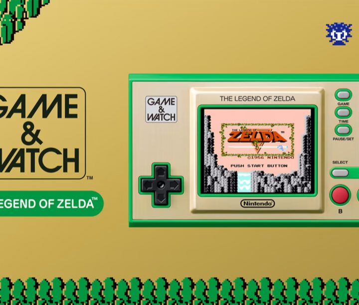The Zelda-themed Game and Watch handheld.