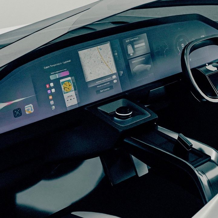 Apple Car rendering from Vanarama.