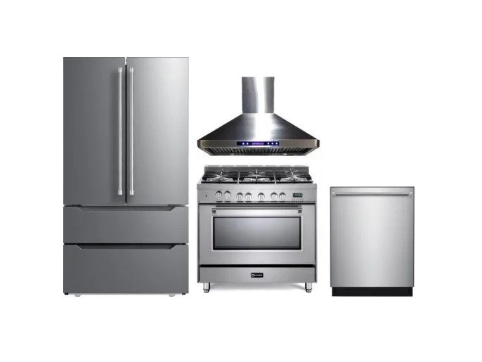 Verona Prestige Series 4-Piece Appliance Set.