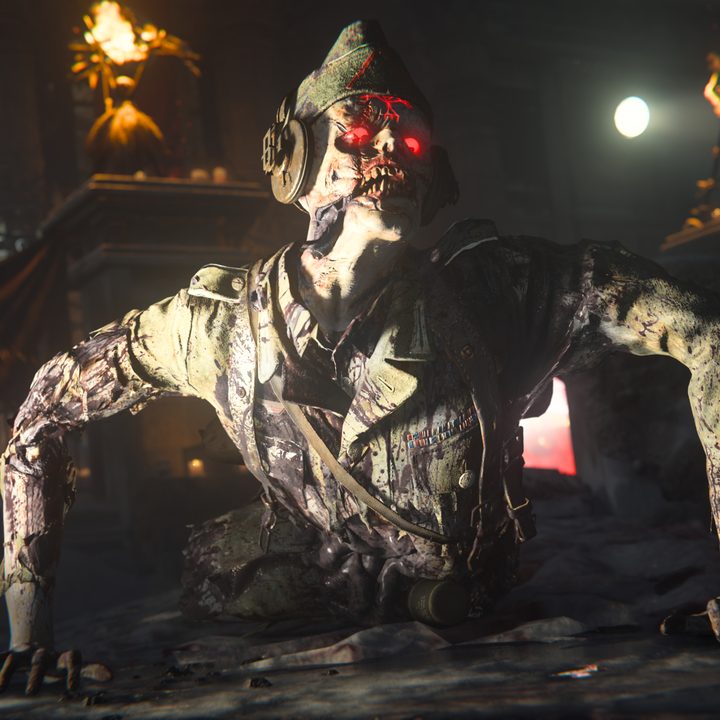 A zombie crawling in Call of Duty: Vanguard.