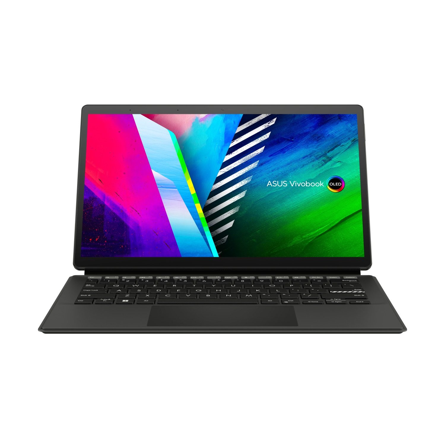 Asus vivobook 13 Slate OLED front image.
