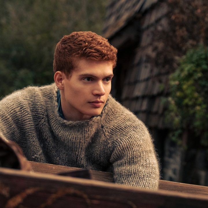 Josha Stradowski in a scene from The Wheel of Time.