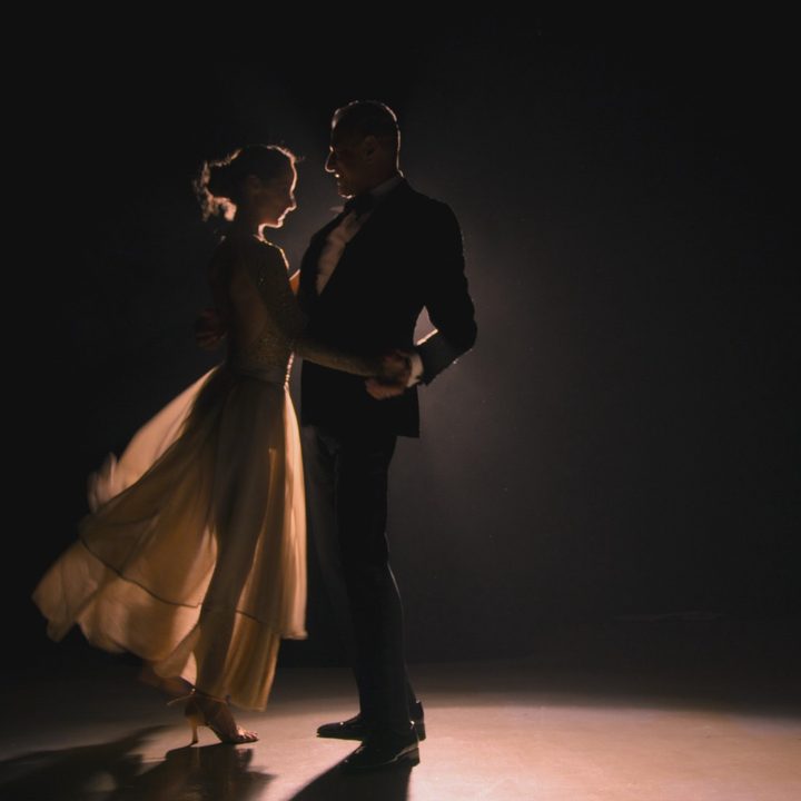 Jeff Goldblum dances with his wife, Emilie, in a scene from season 2 of The World According to Jeff Goldblum.