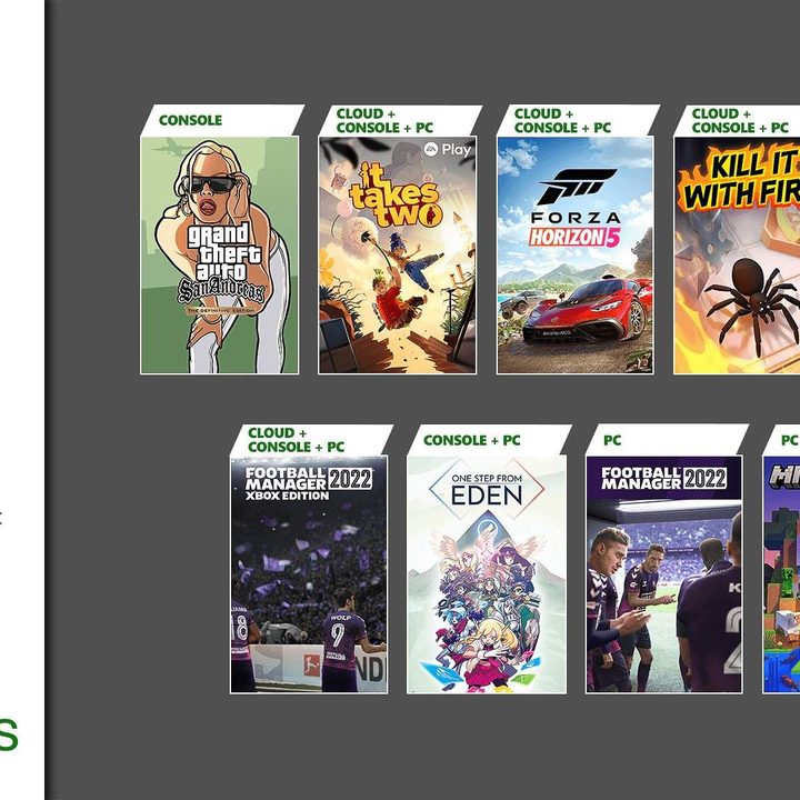 Xbox Game Pass November games list
