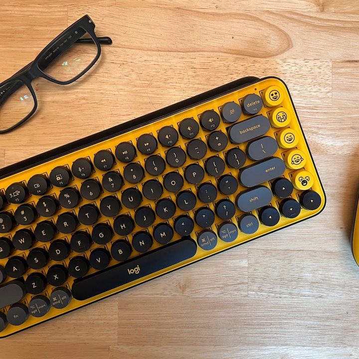 Logitech Pop Keys and Pop Mouse are part of the Logitech Studio Series.