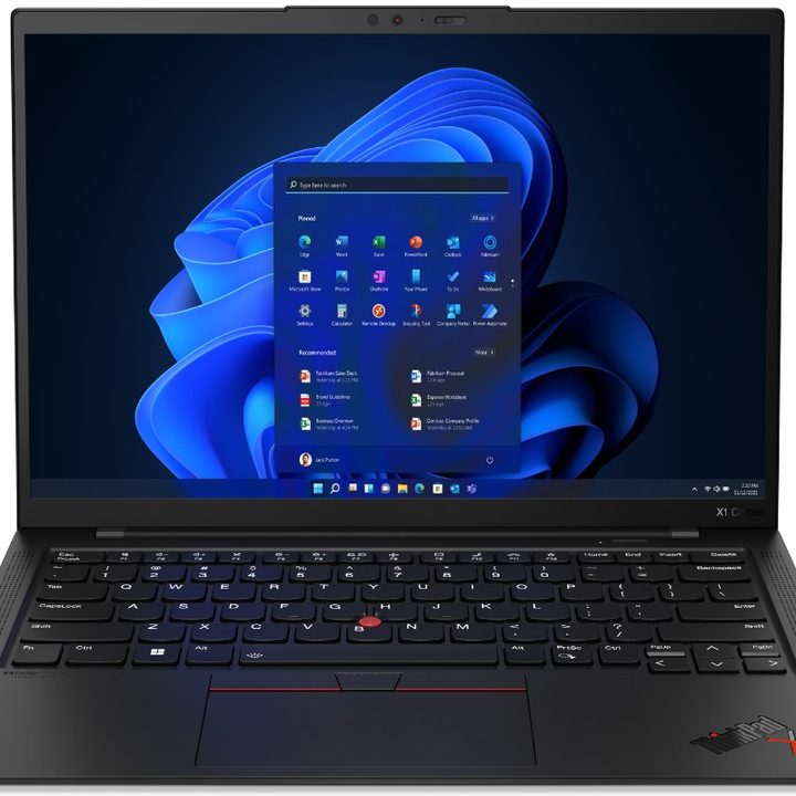 Lenovo ThinkPad X1 Carbon front view.