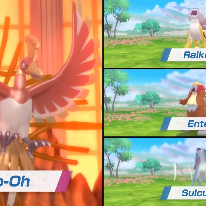 Four Legendary Pokémon in Brilliant Diamond.