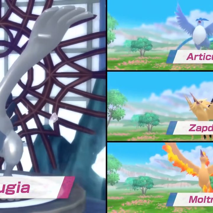 Four Legendary Pokémon in Shining Pearl.
