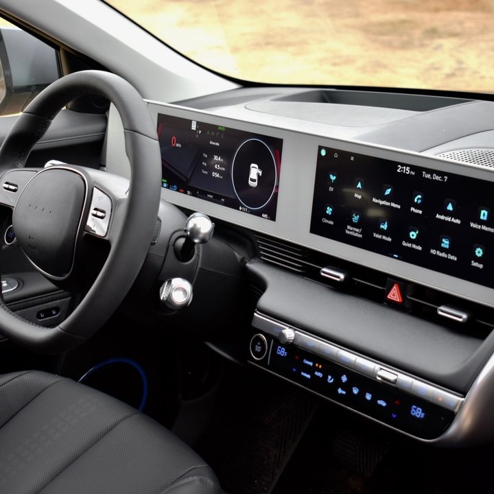 Interior of the 2022 Hyundai Ioniq 5.