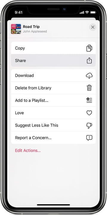 how to share apple music library mac ios 5 an playlist 359x720