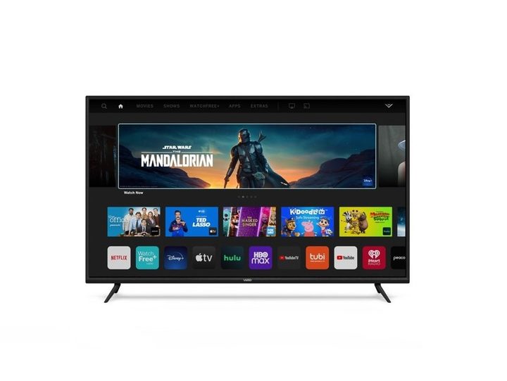 65-inch Vizio V655-J 4K UHD SmartCast TV with voice remote.