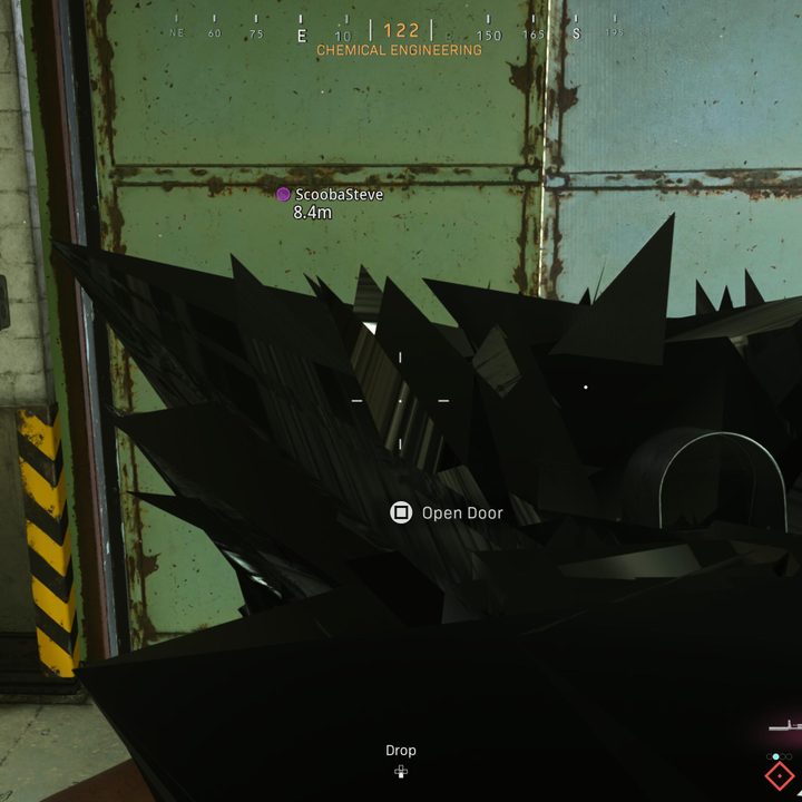 A visual bug in Call of Duty: Warzone.