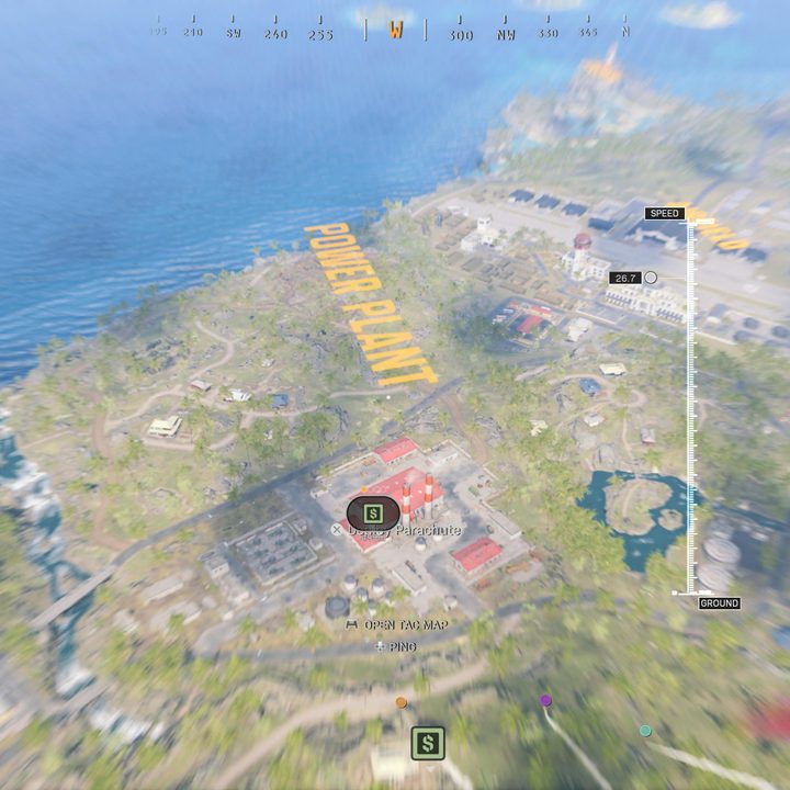 Landing at Power Plant in Warzone.