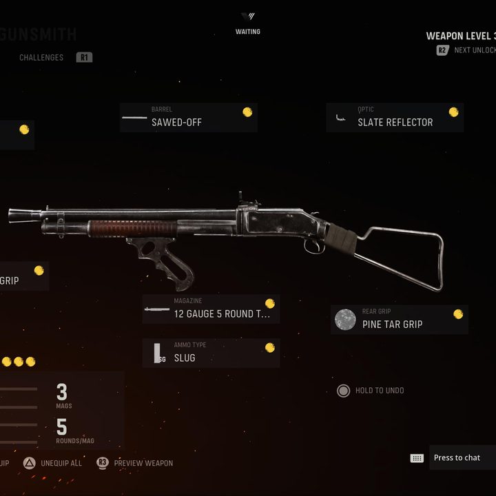 Combat Shotgun in Call of Duty: Vanguard.
