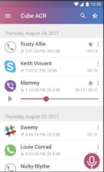 how to record a whatsapp call cube recorder android3 205x339