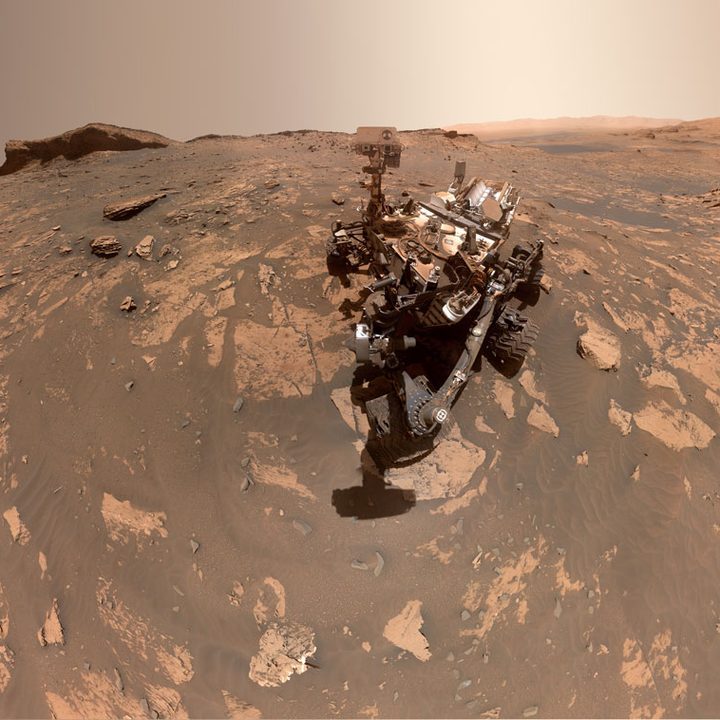 NASA's Curiosity rover on Mars.