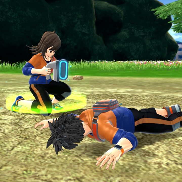 Female Human Reviving Teammate