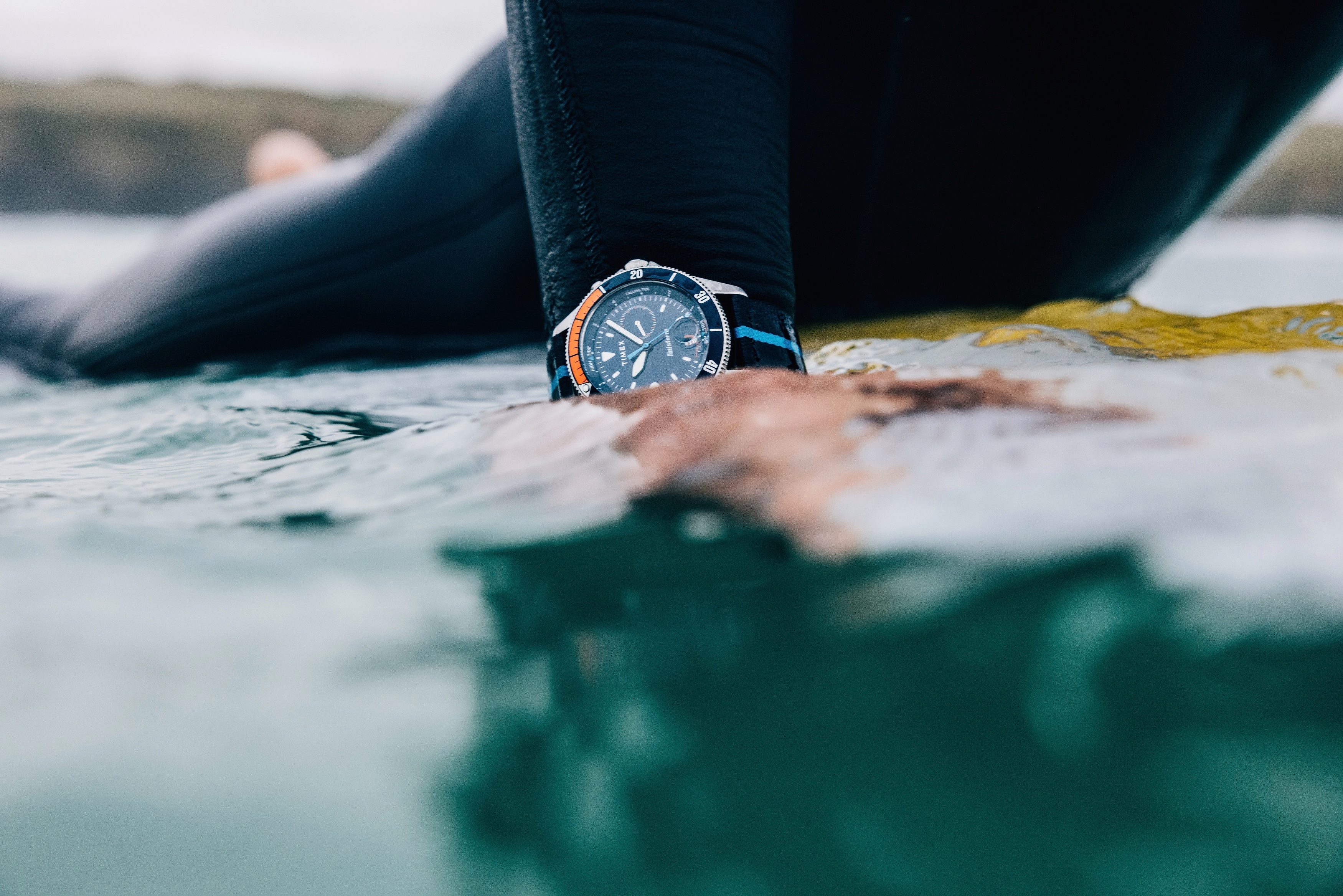 Timex and Finisterre's collaboration surf watch makes tide tracking ...