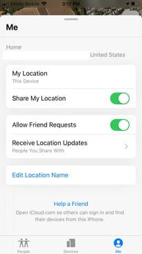 how to use the find my app on iphone follow1 2 205x365