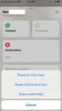 how to use the find my app on iphone follow3 205x365