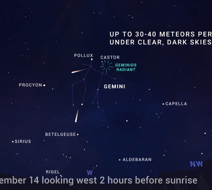 Geminids meteor shower.